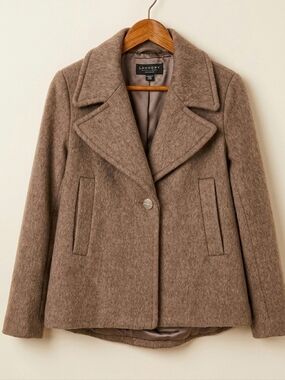 Laundry by Shelli Segal Chic Wool-Blend Peacoat - Size XS